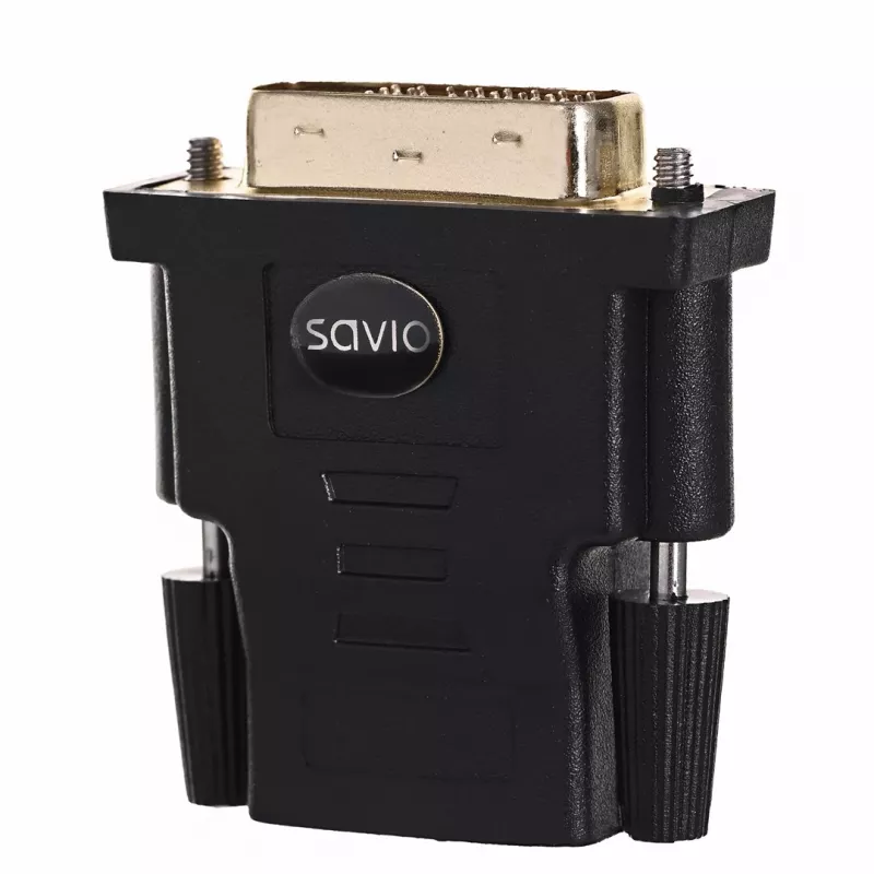 Savio CL-21 HDMI–DVI adapteris, moteriška jungtis / moteriška jungtis, juodas