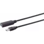 USB laidas S/CONN 13-39085 15 m USB 3.2 Gen 1 USB A juodas