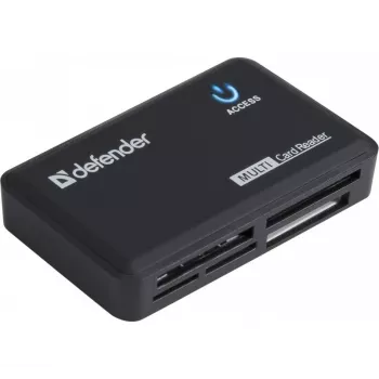 Card Reader Defender OPTIMUS USB 2.0 Universal juodas