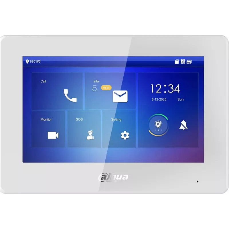 LCD monitorius 7 colių IP Wi-Fi durų skambutis DAHUA VTH5422HW-W
