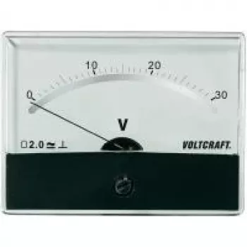 Voltcraft AM-86X65/30V/DC montavimo matavimo prietaisas 30 V nuolatinės srovės sukamojo ritės matuoklis