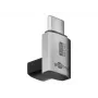 Goobay USB-C adapter vertikalus 90° pasuktas USB4 – kištukas> (74444)