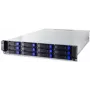 Fantec SRC-2612X07 2HE 680MM SRC-2612X07, 12x 3,5 colio, 3x SFF-8087, 5x 4-pin Molex, USB 2.0, 2HE, 19 colių, 430x680x88 mm
