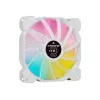 Corsair iCUE SP140 RGB ELITE 140 mm baltas ARGB reversinės mentės PWM korpuso ventiliatorius 2 vnt. pakuotė