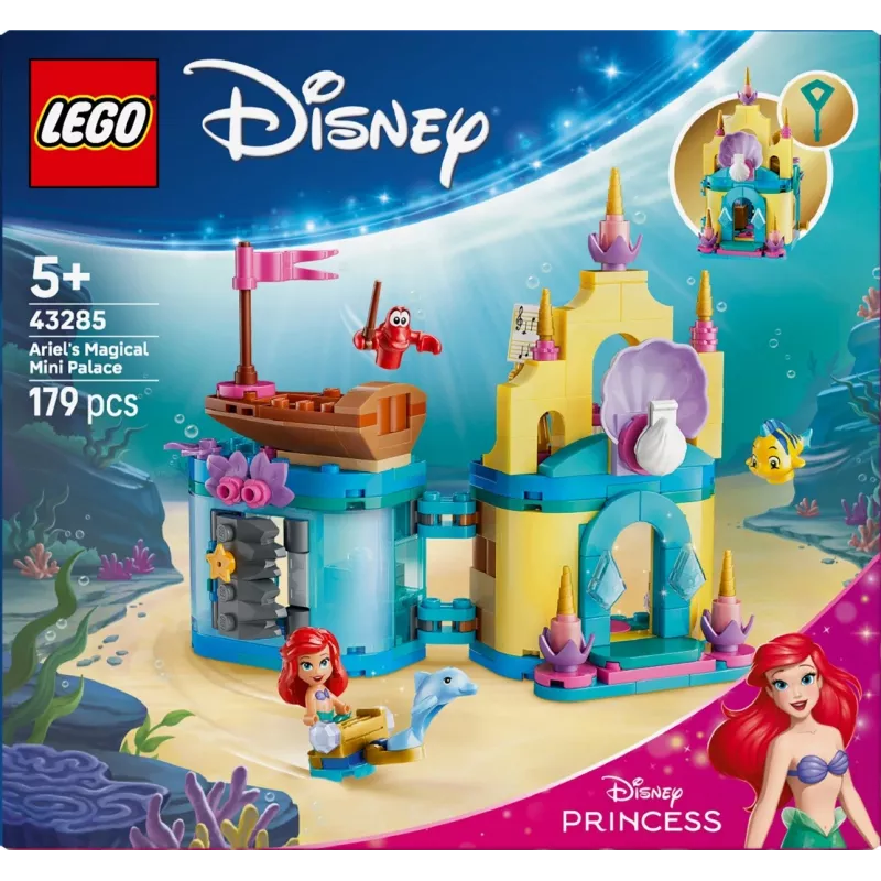 LEGO Disney 43285 Arielės Stebuklingieji Mažieji Rūmai