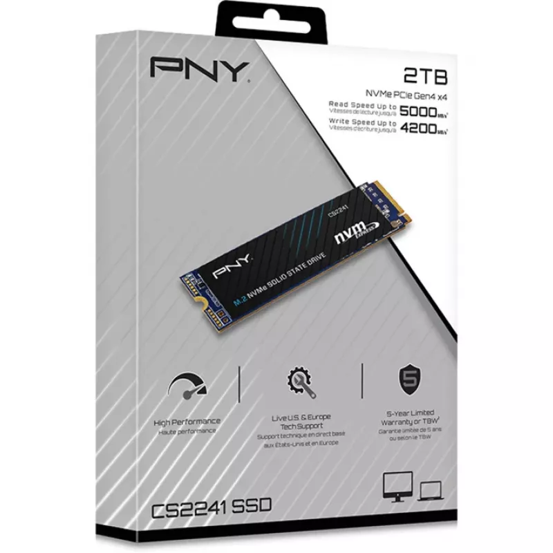 PNY CS2241 2TB NVMe Gen4 M.2 SSD