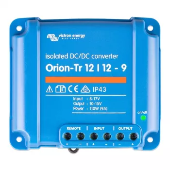 Galios šaltinis Orion-Tr 12/12-9A ORI121210110R 110W, nuolatinės srovės keitiklis 12V į 12V 9A