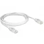DeLOCK Patch-Cable RJ-45 (M) - RJ-45 (M) 50 cm UTP CAT 6 Halogen-Free Baltas (83780)