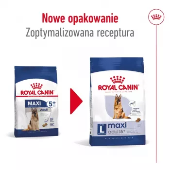 Sausas šunų ėdalas Royal Canin Maxi Adult 5+ 15 kg – vištiena