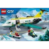 LEGO City Gelbėjimo lėktuvas 60465 – mažas gelbėjimo orlaivio statybos rinkinys, 403 detalės, 4 minifigūrėlės, nuo 6 metų