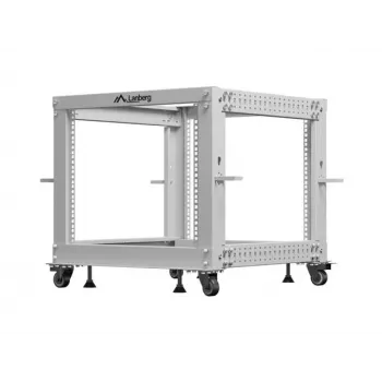 Atviras stovas Rack 19 9U 600x600-1100 reguliuojamas pilkas