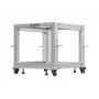 Atviras stovas Rack 19 9U 600x600-1100 reguliuojamas pilkas