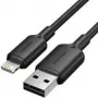 Vention LAMBH laidas, USB-A – Lightning, 2 m, juodas