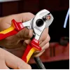 Knipex 95 16 165 T kabelių užspaudimo įrankis Juoda, Geltona