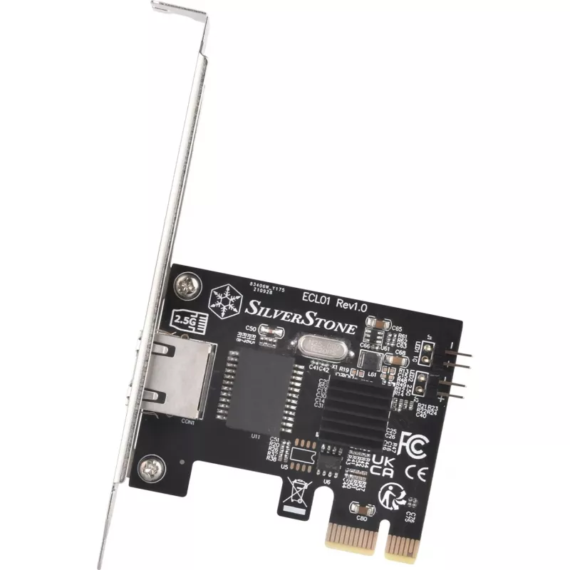Silverstone ECL01, 2.5G tinklo plokštė, PCIe