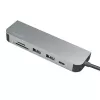LogiLink UA0343 USB-C kelių prievadų jungtis aliuminis USB 3.2 2nd Gen