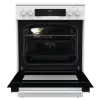 GORENJE GECS6C70WC Laisvai pastatoma elektrinė viryklė su keramine kaitlente