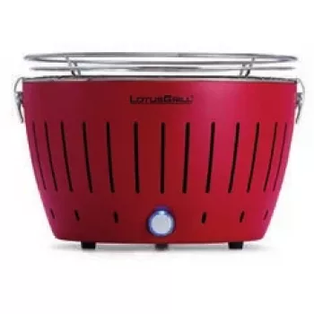 LotusGrill G34 U raudona – nešiojama anglinė kepsninė