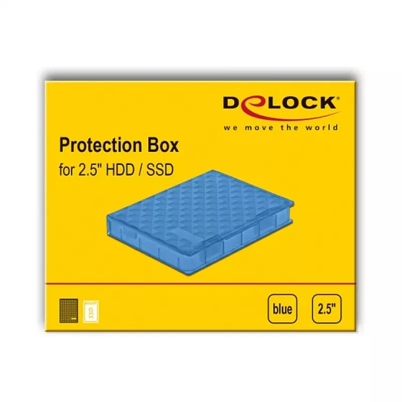 Apsauginis dėklas DeLOCK 18369 2,5 inch HDD/SSD