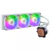 Skysčio aušinimo komplektas Cooler Master MasterLiquid 360L Core ARGB Baltas 12 cm ventiliatoriai