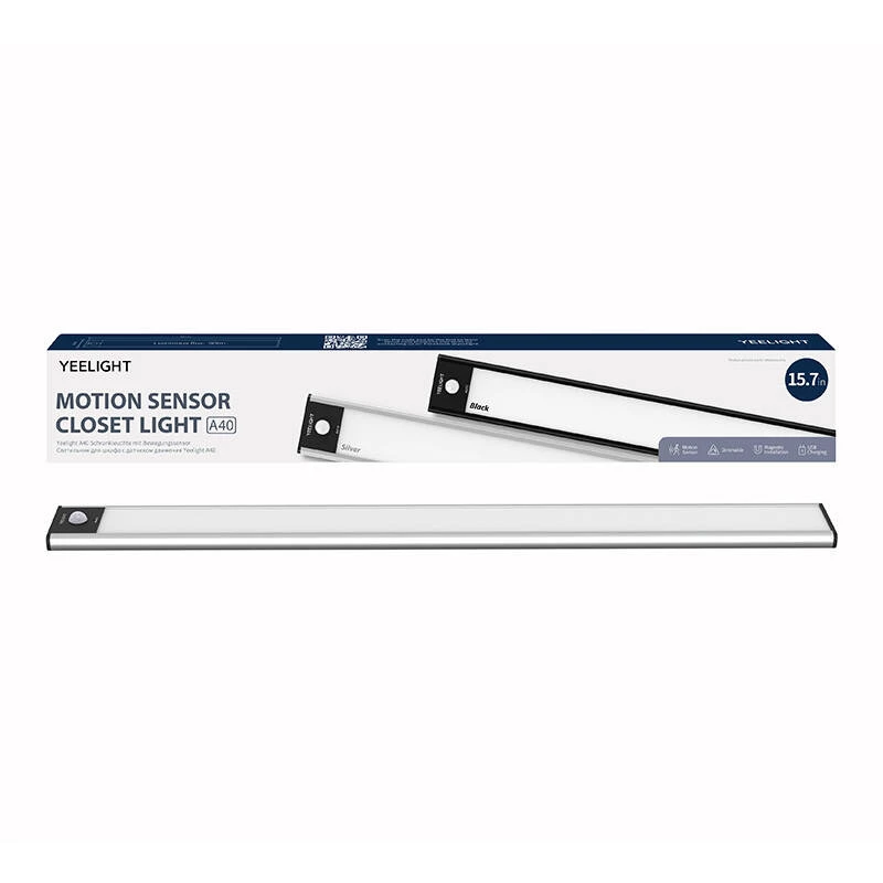 Yeelight Closet Light YLCG004 LED spintos šviestuvas su judesio jutikliu 40 cm 2700K (sidabrinis)