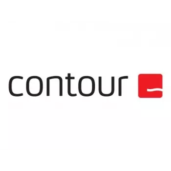 Ergonomiška laidinė pelė Contour X-Bar su centruotu dizainu – juoda