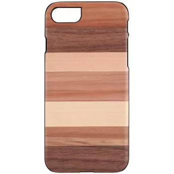 Dėklas iPhone 7/8 man and wood sabbia black – medinis apsauginis dėklas