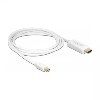 DeLOCK 83707 Mini DisplayPort į HDMI vaizdo kabelio adapteris 2 m baltas