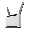 Belaidis maršrutizatorius MikroTik Chateau PRO ax — dviejų juostų 2,4/5 GHz, 3548 Mbit/s, PoE, 5x LAN, 2 išorinės antenos, pilka/balta