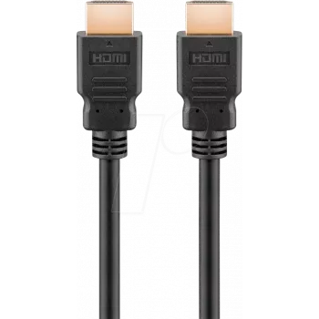 Goobay 41081 HDMI kabelis 0,5 m HDMI A tipo (standartinis) 2 x HDMI A tipo (standartinis) Juoda (41081)