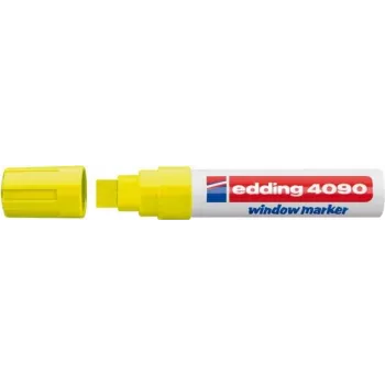 Kreidinis žymeklis Edding 4090 Chisel Yellow 5 vnt