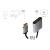LogiLink CDA0108 vaizdo kabelio adapteris 0,15 m DisplayPort → HDMI pilka/juoda