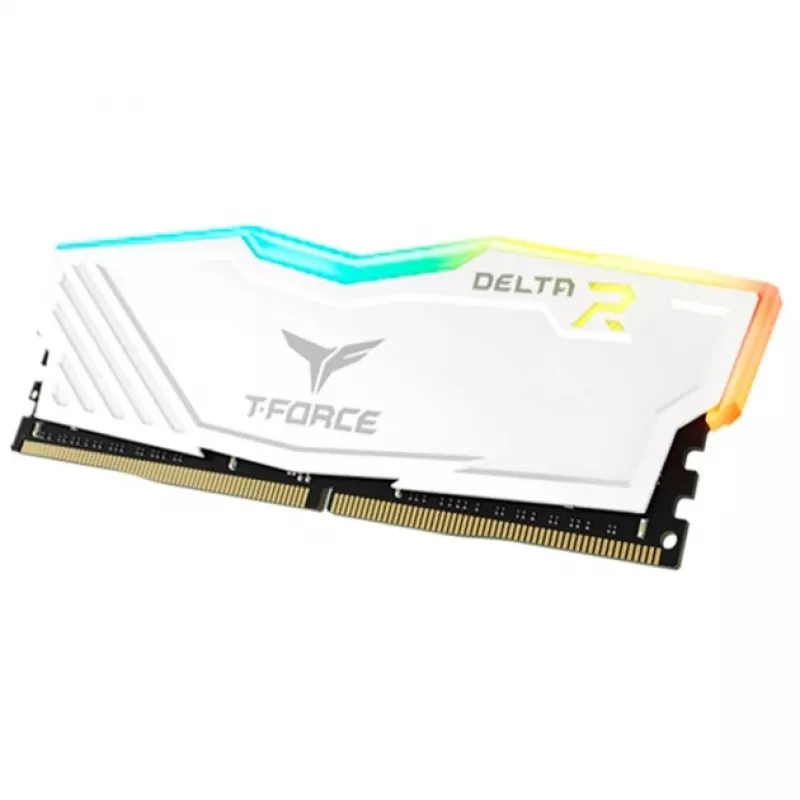 Atminties rinkinys DIMM 16 GB DDR4-3200 (2x 8 GB) Dual-Kit, balta, Delta RGB, INTEL XMP, TF4D416G3200HC16FDC01