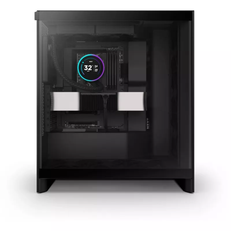 NZXT KRAKEN Elite V2 240 skysčio aušinimo komplektas su ekranu, juodas RL-KN24E-B2