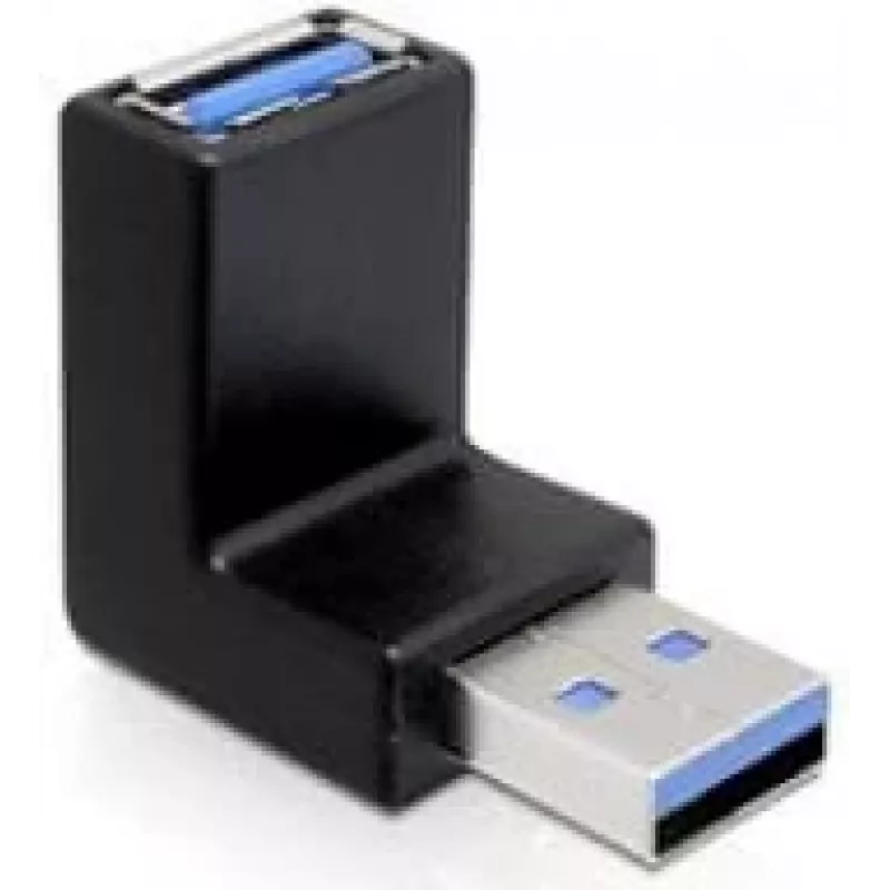 USB 3.0 adapteris 270° Delock 65340 juodas