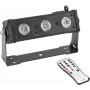 LED efektinis šviestuvas EUROLITE BAR-3 DMX 3 LED — kompaktiškas sceninis/blindinis šviestuvas su DMX valdymu
