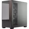Cooler Master Elite 690 kompiuterio korpusas, Midi bokštas, ATX, grūdintas stiklas - 4x ARGB ventiliatoriai, medis, juoda