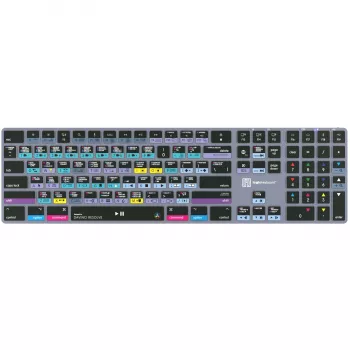 Logickeyboard LKB-RESB-TM-UK belaidė Bluetooth klaviatūra QWERTY, titano pilka