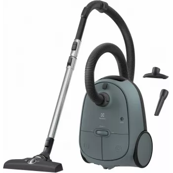 Dulkių siurblys statinis Electrolux EB61C1OG 850W 3.5L dulkių maišas, teleskopinis plieninis vamzdis, EPA12, 12 m spindulys