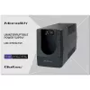 Qoltec 53774 nepertraukiamo maitinimo šaltinis (UPS) Line-Interactive 1 kVA 600 W 1 AC lizdas