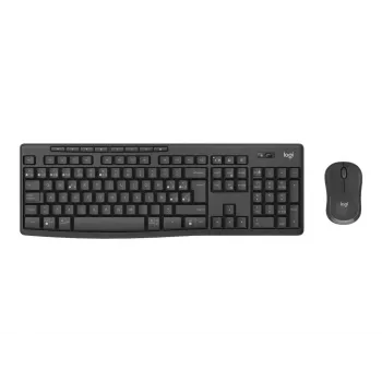 Logitech MK370 Combo for Business, belaidė klaviatūra ir pelė, RF + Bluetooth, membraniniai klavišai