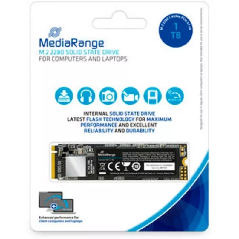 SSD diskas MediaRange 1 TB M.2 PCI Express 3.1 NVMe MR1033
