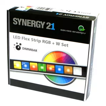 Synergy 21 LED Flex Strip 5050 - 30 RGB-W DC12V pilnas rinkinys V2