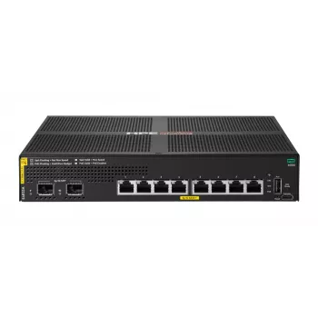 HPE Aruba Networking CX 6000 8 prievadų 10M/100M/1G Class4 PoE 2 prievadai SFP 1G 67W Switch