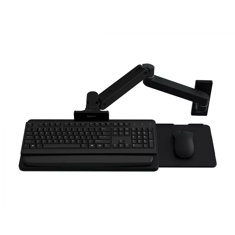 Laikiklis klaviatūrai Ergotron LX Pro Wall Keyboard Arm juodas aliuminis