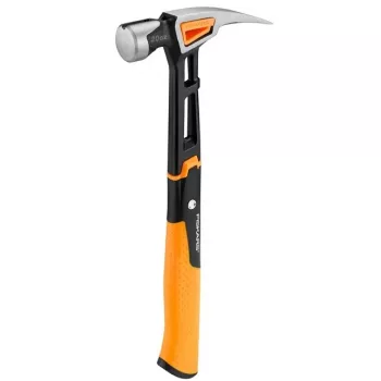 Fiskars 1020214 plaktukas – nagų plaktukas juoda, metalinė, oranžinė