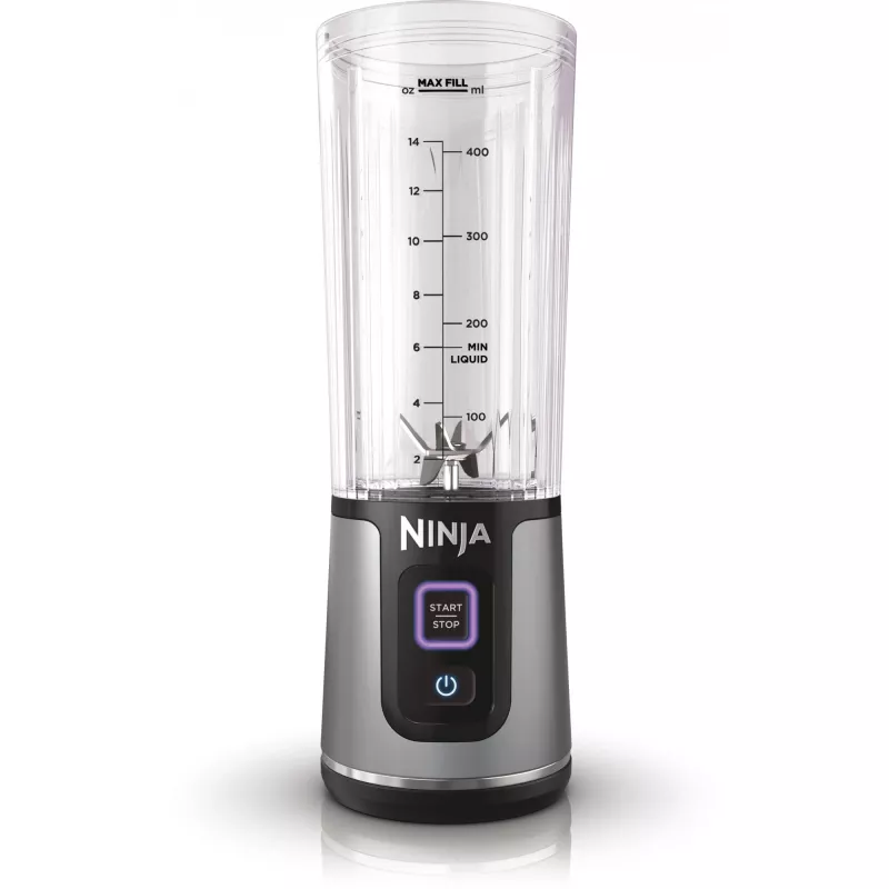 Sportinis blenderis Ninja BC151EUBK — 0,53 L dubuo, 14,4 W, baterija, ledo smulkinimas, juoda
