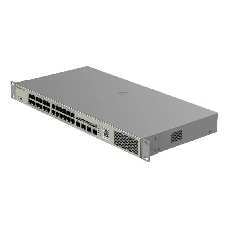 Ruijie Networks RG-NBS3100-24GT4SFP-P-V2 tinklo jungiklis valdomas L2 Gigabit Ethernet (10/100/1000) Power over Ethernet (PoE) Metalinis