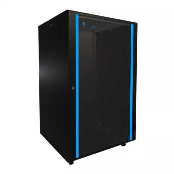 Laisvai pastatomas stovas Extralink Rackmount Cabinet 27U 800x800 juodas, 600 kg talpa