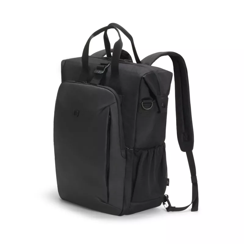 Kuprinė DICOTA Dual GO 39,6 cm (15,6 colio) juoda su nešimo rankena ir petnešomis